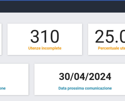 Compliance Anagrafe Tributaria: Dashboard