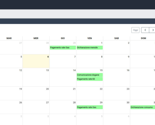 Compliance Dogane: Calendario comunicazioni e pagamenti